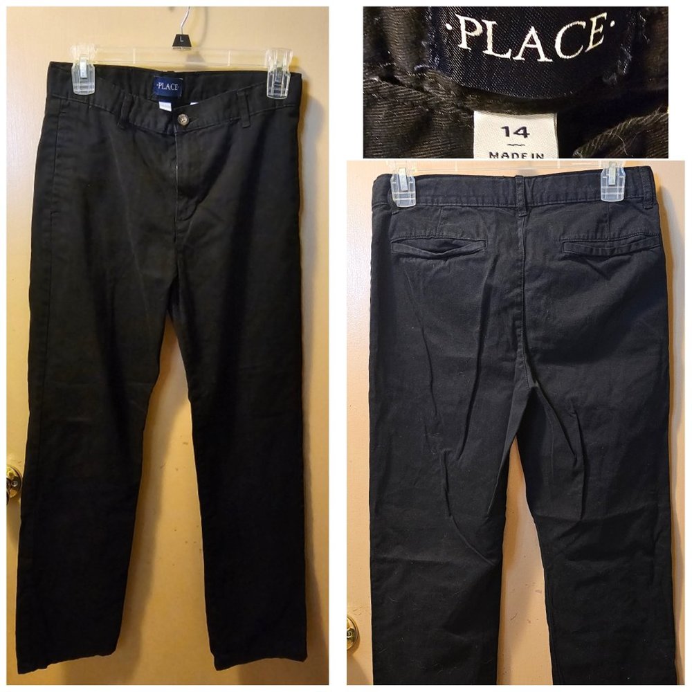 Childrens Place Black Slacks - size 14